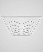 12-Arrow Shape Ultra-Bright LED Ceiling Light - 42,2400 Lumens for Warehouses & Gyms