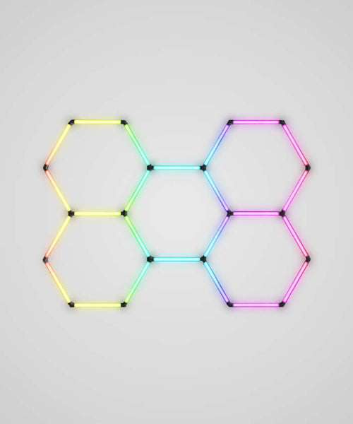 5 Hexagon Grids LED Car Garage Light