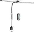 Modern Gooseneck Desk Lamp with Clamp, Touch & Remote Controlled