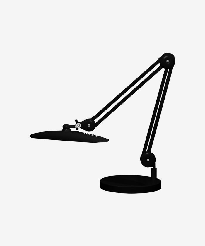 20" Wide Shade XL 2,200 Lumens LED Task Lamp with Base - Black
