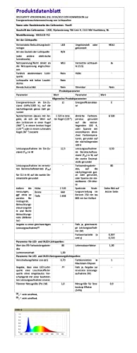 5" Wide Bifocals Glass Lens – 1200 Lumens LED Magnifying Floor Lamp with Rolling Base, White