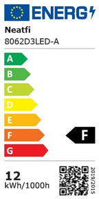 7” Glass Lens Elite Magnifying Lamp with Clamp – 5 Diopter Adjustable Arm for Detail Works, White