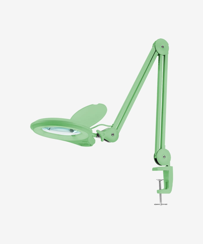 5" Wide Lens Bifocals 1,200 Lumens Super LED Magnifying Lamp  - Midnight Green
