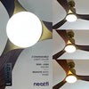 52" Modern Reversible Ceiling Fan with LED Light - Dark Wood