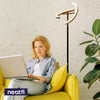 Modern Pivotable Floor Lamp with 3-Way Touch Dimmer Switch