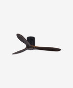 60" Ceiling Fan No Light with Remote – 6 Speed, Quiet DC Motor for Bedroom & Living Room, Brown