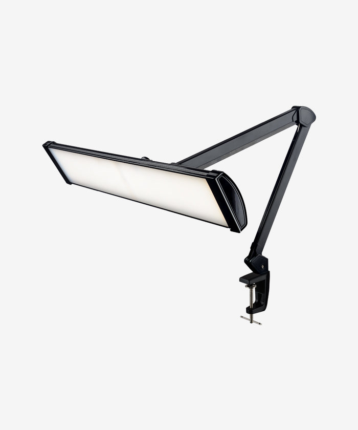 26" Wide Shade 3,500 Lumens Ultra LED Touch Control Task Lamp with Correlated Color Temperature - Black