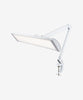 26" Wide Shade 3,500 Lumens Ultra LED Touch Control Task Lamp with Clamp - White